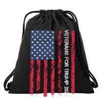 Veterans For Trump 2024 Election Drawstring Bag