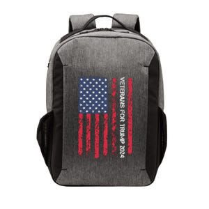 Veterans For Trump 2024 Election Vector Backpack