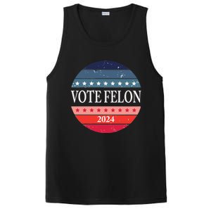 Vote Felon Trump 2024 IM Voting For The Convicted Felon Cute Gift PosiCharge Competitor Tank