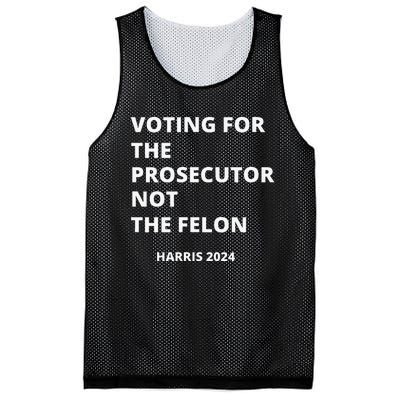 Voting For The Prosecutor...Not The Felon Mesh Reversible Basketball Jersey Tank