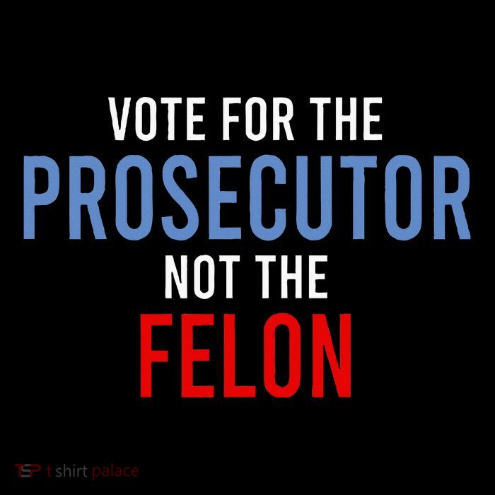 Vote For The Prosecutor Not The Felon T-Shirt
