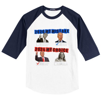 Vote For Trump! God Chose Trump To Restore Our Country! Baseball Sleeve Shirt