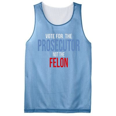 Vote For The Prosecutor Not The Felon Mesh Reversible Basketball Jersey Tank