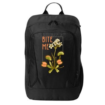 Venus Fly Trap Bite Me Funny Gift City Backpack