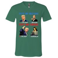 Vote For Trump! God Chose Trump To Restore Our Country! V-Neck T-Shirt