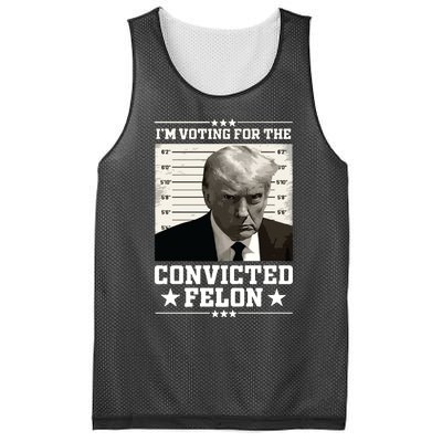 Vote For The Felon Trump 2024 Mesh Reversible Basketball Jersey Tank