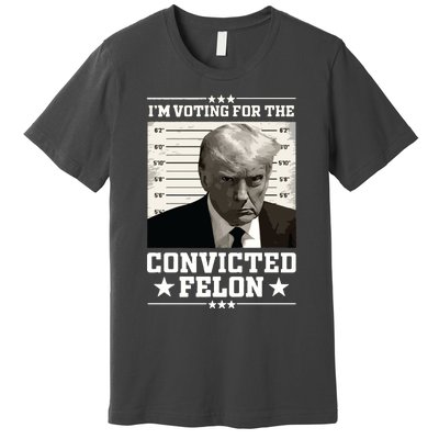 Vote For The Felon Trump 2024 Premium T-Shirt