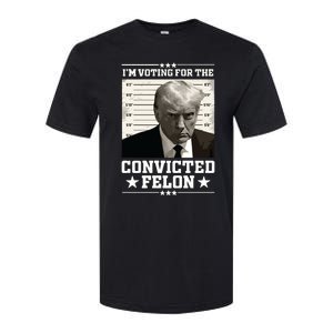 Vote For The Felon Trump 2024 Softstyle CVC T-Shirt