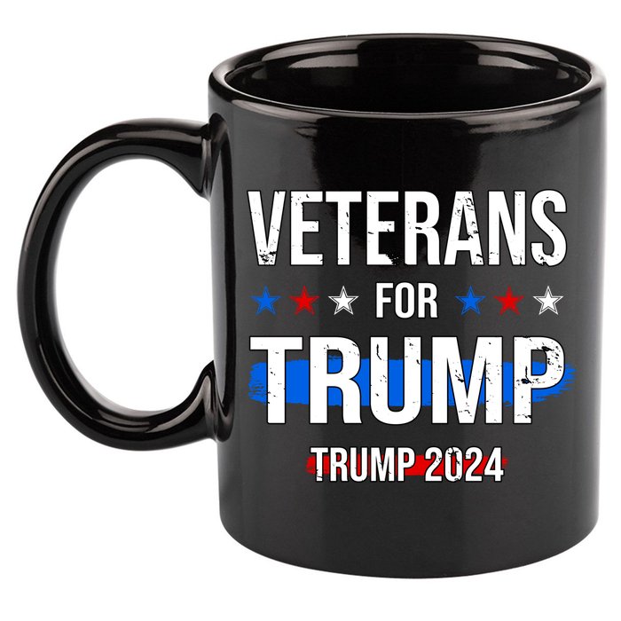 Veterans For Trump 2024 11oz C Handle Ceramic Mug
