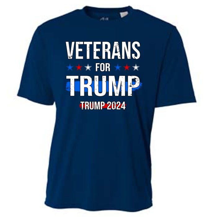 Veterans For Trump 2024 Cooling Performance Crew T-Shirt