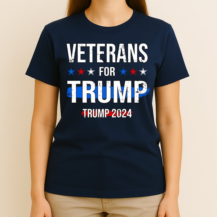 Veterans For Trump 2024 T-Shirt