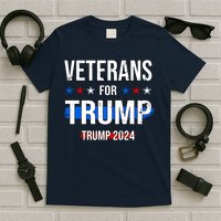 Veterans For Trump 2024 T-Shirt