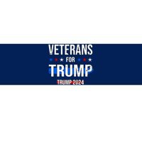 Veterans For Trump 2024 Bumper Sticker