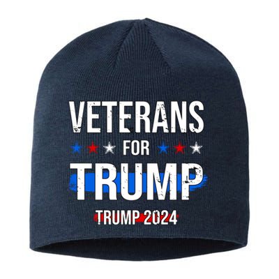 Veterans For Trump 2024 Sustainable Beanie