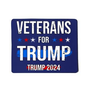 Veterans For Trump 2024 Mousepad