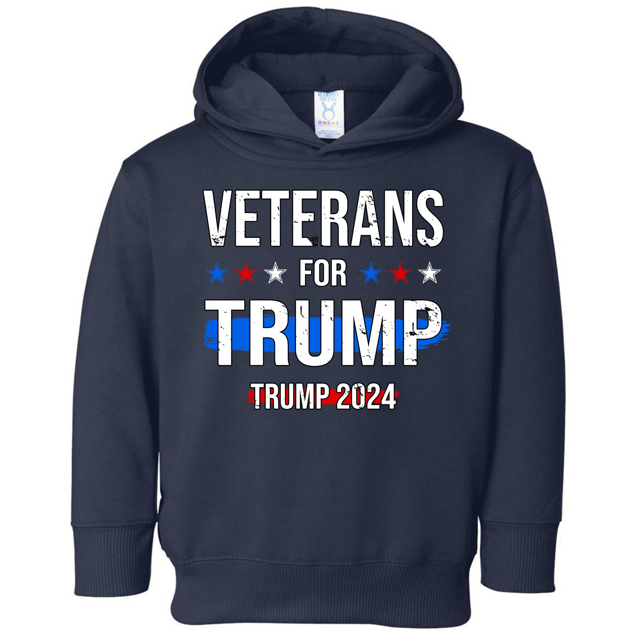 Veterans For Trump 2024 Toddler Hoodie