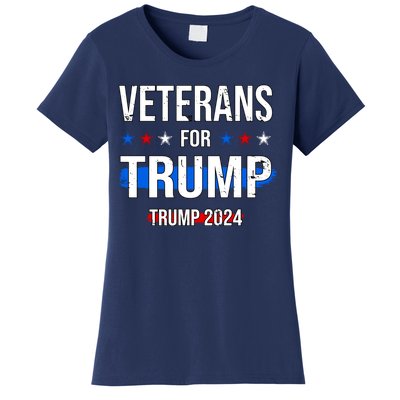 Veterans For Trump 2024 Women's T-Shirt