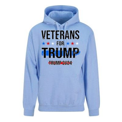 Veterans For Trump 2024 Unisex Surf Hoodie