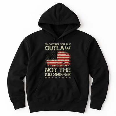 Voting For The Outlaw Political Humor Hoodie