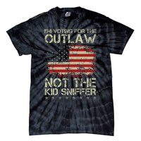 Voting For The Outlaw Political Humor Tie-Dye T-Shirt