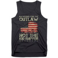 Voting For The Outlaw Political Humor Tank Top