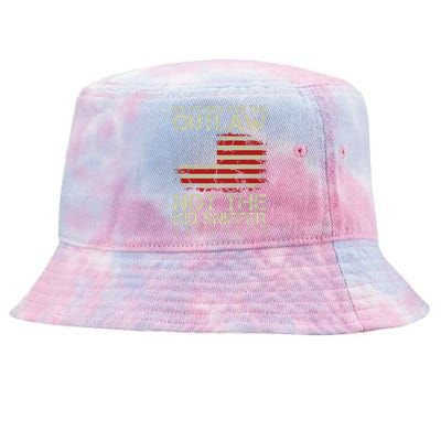 Voting For The Outlaw Political Humor Tie-Dyed Bucket Hat