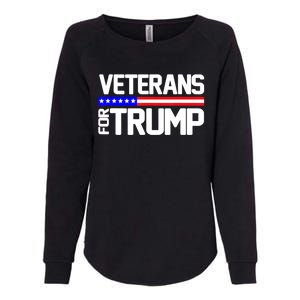 Veterans For Trump Womens California Wash Sweatshirt