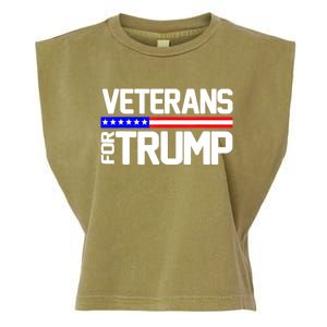 Veterans For Trump Garment-Dyed Women's Muscle Tee