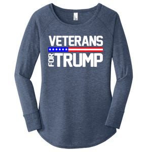 Veterans For Trump Women's Perfect Tri Tunic Long Sleeve Shirt