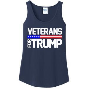 Veterans For Trump Ladies Essential Tank