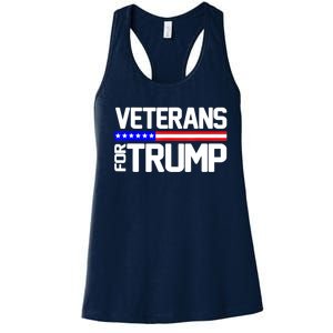 Veterans For Trump Women's Racerback Tank