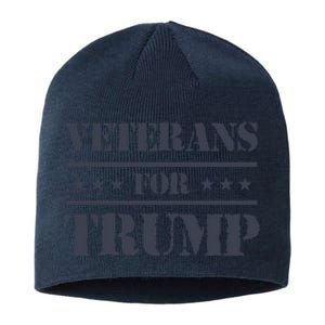 Veterans For Trump 2024 Sustainable Beanie