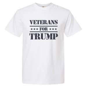 Veterans For Trump 2024 Garment-Dyed Heavyweight T-Shirt