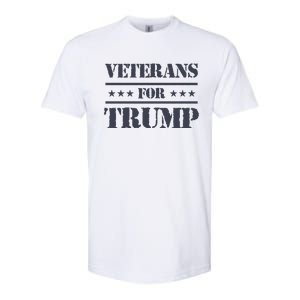 Veterans For Trump 2024 Softstyle CVC T-Shirt