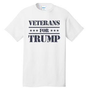 Veterans For Trump 2024 Tall T-Shirt