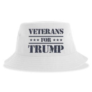 Veterans For Trump 2024 Sustainable Bucket Hat