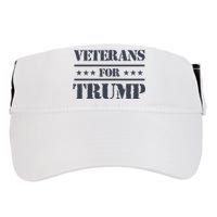 Veterans For Trump 2024 Adult Drive Performance Visor