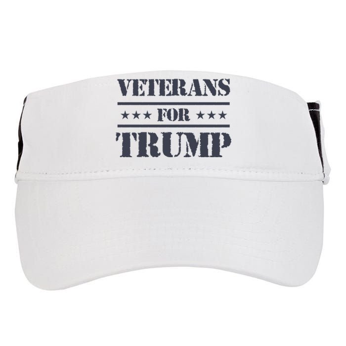 Veterans For Trump 2024 Adult Drive Performance Visor