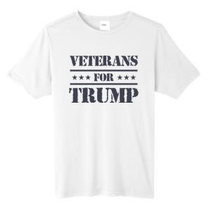 Veterans For Trump 2024 Tall Fusion ChromaSoft Performance T-Shirt