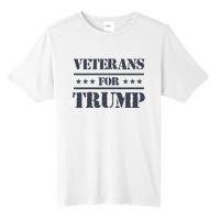 Veterans For Trump 2024 Tall Fusion ChromaSoft Performance T-Shirt