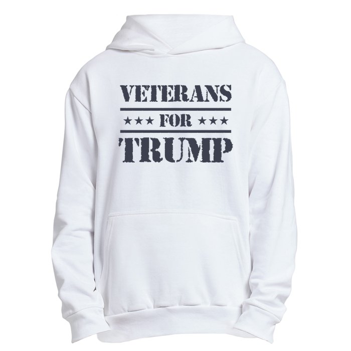 Veterans For Trump 2024 Urban Pullover Hoodie