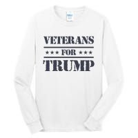 Veterans For Trump 2024 Tall Long Sleeve T-Shirt