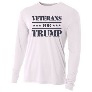 Veterans For Trump 2024 Cooling Performance Long Sleeve Crew