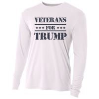 Veterans For Trump 2024 Cooling Performance Long Sleeve Crew