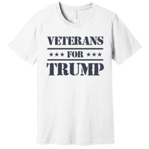 Veterans For Trump 2024 Premium T-Shirt