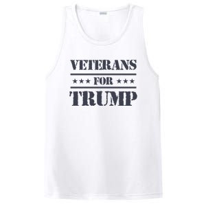 Veterans For Trump 2024 PosiCharge Competitor Tank