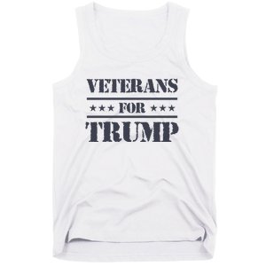 Veterans For Trump 2024 Tank Top