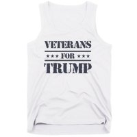 Veterans For Trump 2024 Tank Top