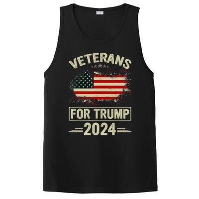 Veterans For Trump 2024 Conservative Republican PosiCharge Competitor Tank