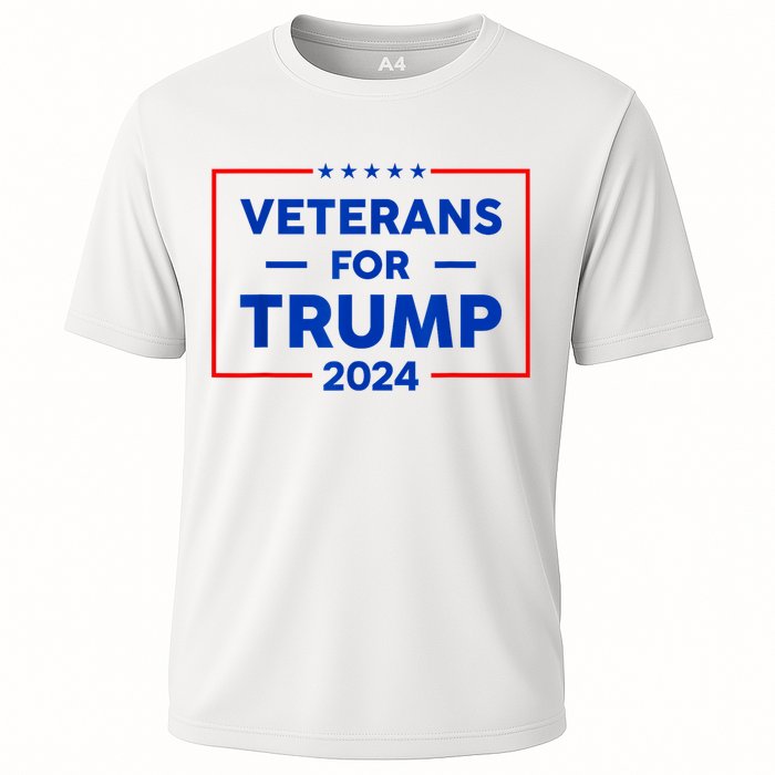 Veterans For Trump 2024 Cooling Performance Crew T-Shirt